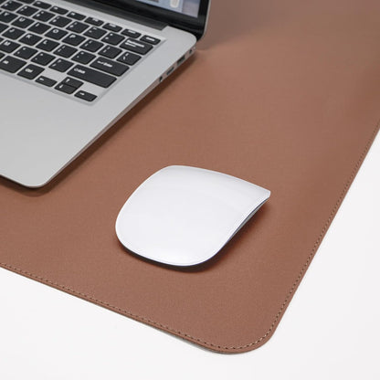AFIING Large Desk Mat 47" x 17", Dual-Sided Natural Cork & PU Leather Desk Pad, Non-Slip Waterproof Mouse Pad for Office, Home & Gaming, Black