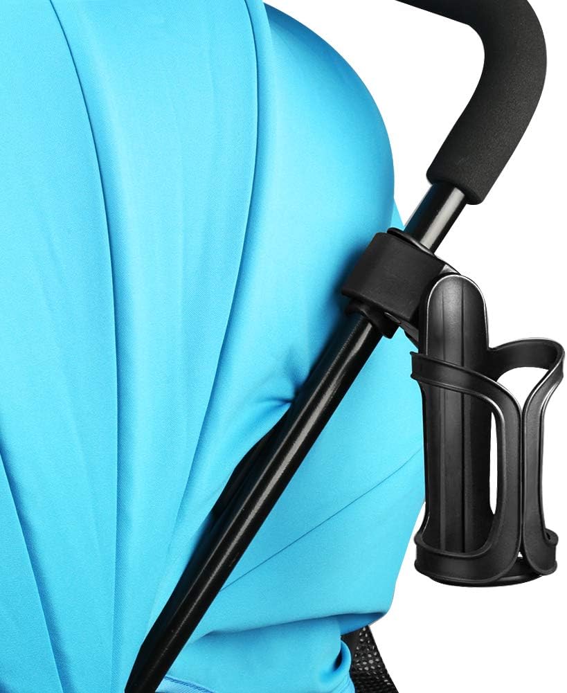 Accmor Stroller Cup Holder, Universal Cup Holder for Uppababy, Nuna, Doona Strollers, 360 ° Rotatable Bottle Holder for Stroller, Wheelchair, Walker