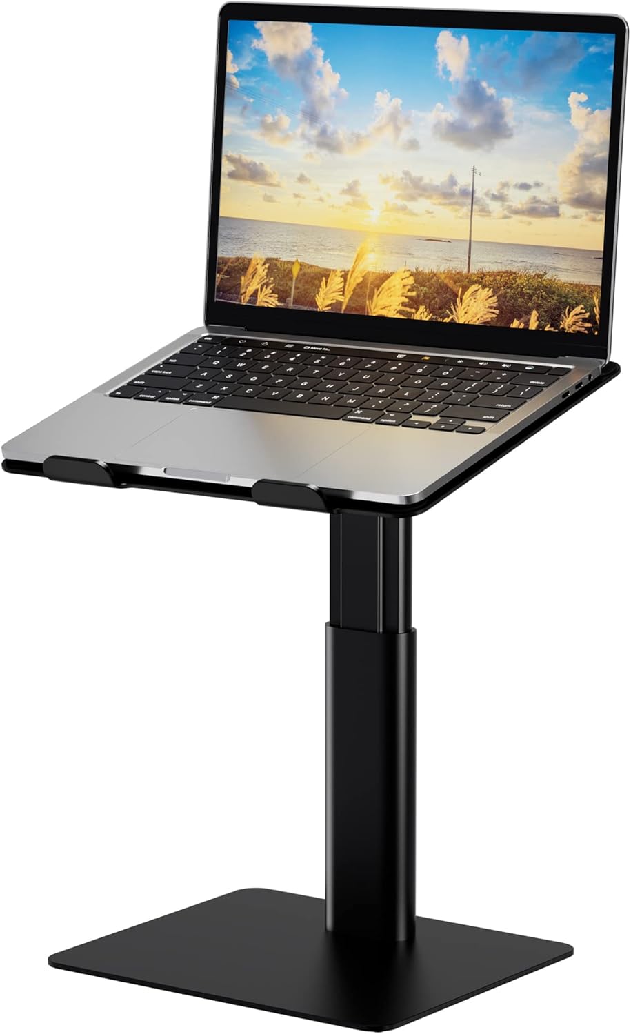 BESIGN LSX6N Laptop Stand, Ergonomic Adjustable Notebook Riser, Computer Holder, Laptop Mount Compatible with 10-15.6" Laptops, Black