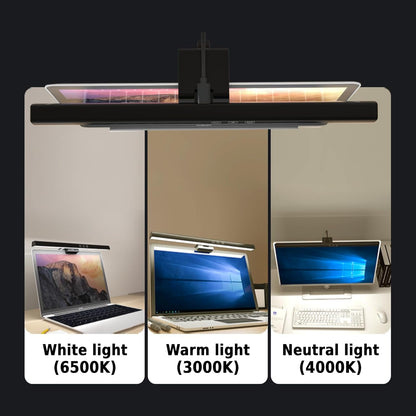 BY-J Computer Monitor Light Bar, Eye-Care USB Reading LED Task Lamp with Touch Control, Fit for Curved Monitor, No Screen Glare Dimmable Desk Lamp Computer Monitor Light Bar for Screen Home Office