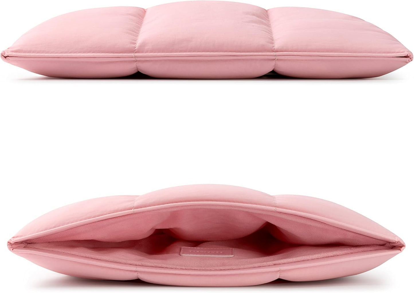 Comfyable Puffy Laptop Sleeve 13 Inch 14 Inch, Quilted Puffer Laptop Carrying Case for Women, Pillow Case Compatible with MacBook Air/Pro M5 M4 M3 M2 Pro/Max 2026, 13" MacBook Neo A18, Rice | Puffy