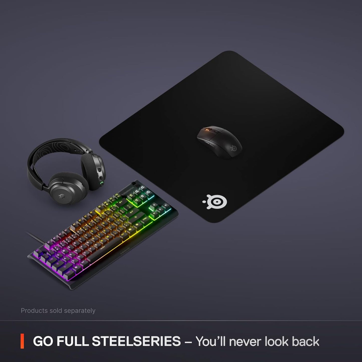 SteelSeries QcK Gaming Mouse Pad - XXL Cloth - Peak Tracking and Stability - Esports Mousepad - Never-Slip - Full Desk Coverage