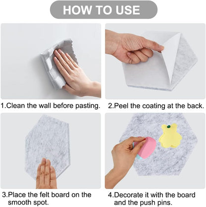 Vuzvuv Black 28"x16" Large Cork Board with 50 Push Pins & Sticky Notes, Self-Adhesive Bulletin Board for Wall, Felt Pin Vision Board for Paste Notes,Schedules Offices Home