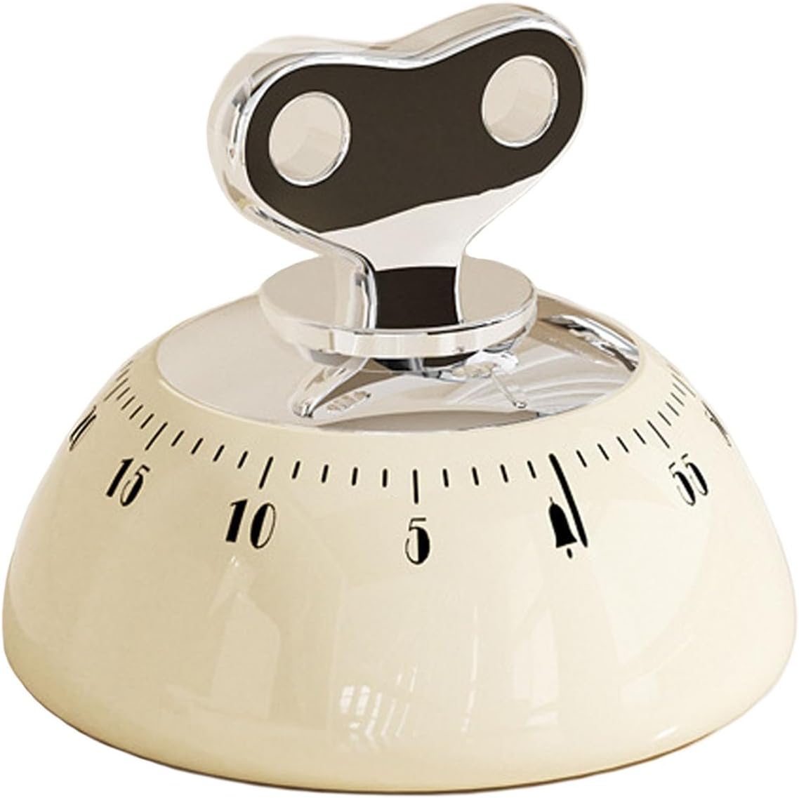 Visual Kitchen Timer for Cooking,Chef Cooking Timers Clock with Loud Alarm,Timers for Classroom, Home and Study,Mechanical Desk Timer,No Batteries Required，Magnetic Back (Green)