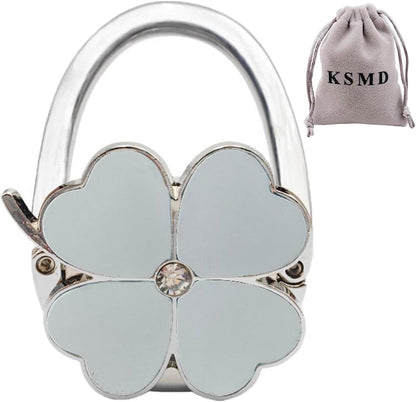 KSMD Variety Design Purse Hooks for Table and Bars,Portable Purse Hanger Organizers Hooks Handbag Pocketbook Holder Bag Storage for Desk,Foldable Folding Purse Table Hook Hanger