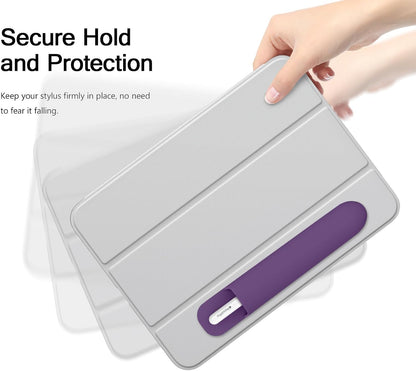 MoKo Pencil Case Holder, Adhesive Silicone Pencil Protected Sleeve Compatible with Apple Pencil Pro/ (USB-C)/ 1st/ 2nd Generation, Similarly Sized Styluses Accessories, Black