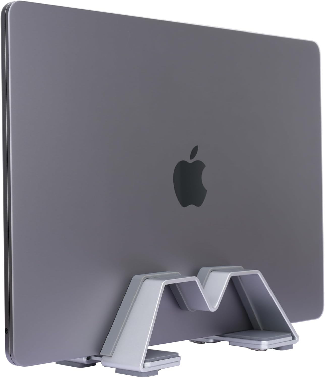Adjustable Dual Vertical Laptop Stand - Supports 2 Devices Holder, Fit for All Laptops(10-30mm Thickness) - Fashion Design, Adjustable Width, Anti-Slip & Scratch-Resistant, Patented Design