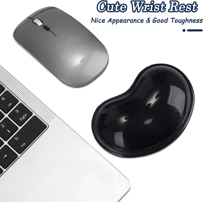 Gel Keyboard & Mouse Wrist Rest Set - Keyboard Wrist Rest Pad & Mouse Support for Office Gaming Pad Computer Laptop Ergonomic Comfortable Pain Relief- Pad Set (Mouse Support Only)