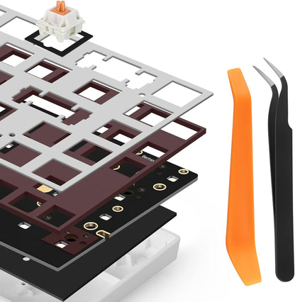 Poron Keyboard PCB Foam 84 Layout, Poron Switch Pads 120Pcs and Keyboard Sound Dampeners
