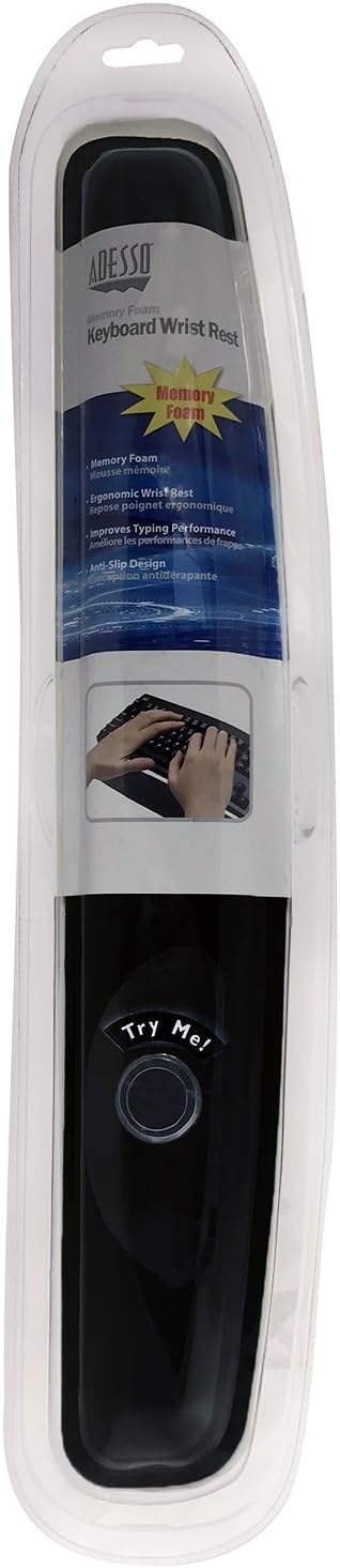 Adesso Memory Foam Keyboard Wrist Rest