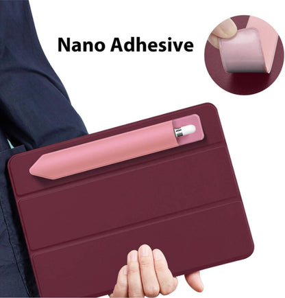TENOC Universal Stylus Holder, Adhesive Pencil Protected Sleeve Case, Elastic Pens Holder Storage Pouch Pocket Compatible for Pencil Pro 2nd/1st & USB-C, 1 Pcs, Black