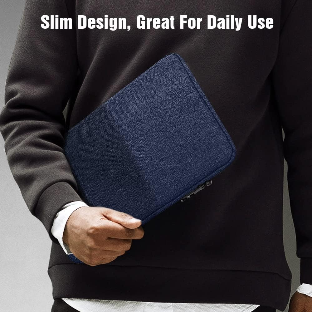 TiMOVO 9-11" Tablet Sleeve Bag for iPad 11-inch A16 2025, iPad 10.9"/10.2"| Air 11 Inch/5th/4th Gen. 10.9", Galaxy Tab A9+/A11Plus 11", Protective Bag Fit Smart Keyboard, Dusty Blue