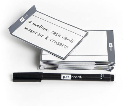 PATboard Scrum Board and Kanban Board Medium TASKcards Magnetic - Mint Green