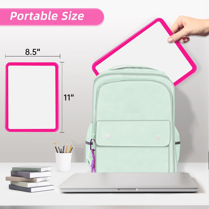 VUSIGN Small Dry Erase Whiteboard, 8.5 x 11 Inches White Board for Kids, Students, Fridge, Locker, Mini Dry Erase Board