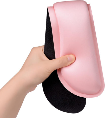 Dapesuom Enlarge Keyboard Wrist Rest, Memory Foam Keyboard Wrist Cushion for Computer Desk Mats Support, Pain Relief Ergonomic Mouse Pad Rests with Non-Slip Base for Gaming, Laptop, Radiant Orchid