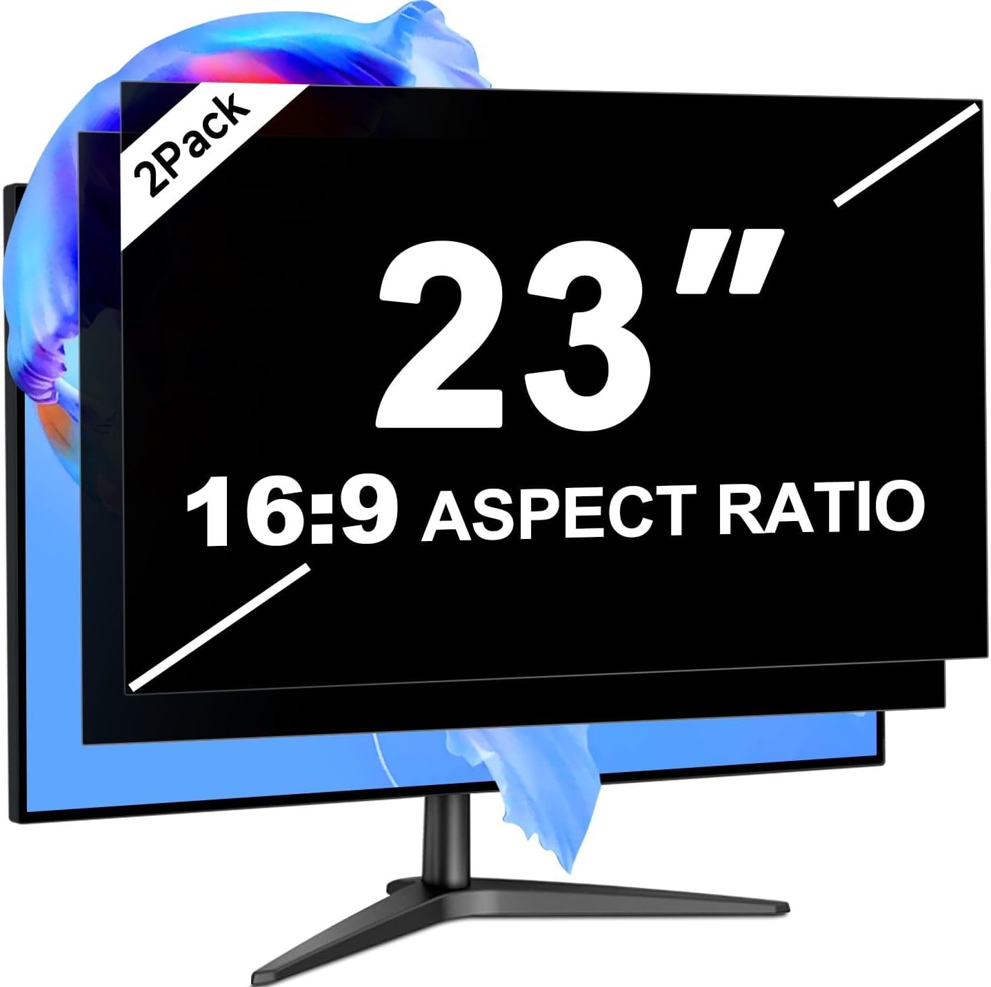 Laptop Privacy Screen 14 Inch 16:9 Aspect Ratio, Laptop Screen Privacy Shield Compatible With Lenovo Hp Dell Acer Asus Thinkpad Envy Xps, Removable Anti Glare Blue Light Computer Filter Protector