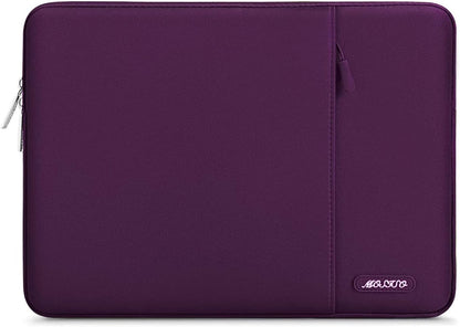 MOSISO Laptop Case 13.3 inch, 13-13.3 inch Laptop Sleeve Compatible with MacBook Air/Pro 13/Pro 14 M5 M4 M3 M2 M1, HP Dell ASUS Lenovo,Polyester Vertical Computer Sleeve Bag with Pocket, Antique Green - Colors B