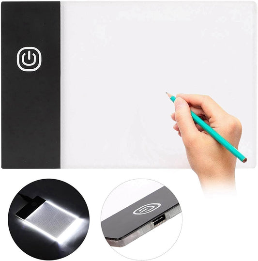 Flip Book Kit Protable A6 Light Pad Ultra‑Thin Adjustable USB Power Artcraft LED Tracing Light Box Painting Tool for Animation Industry