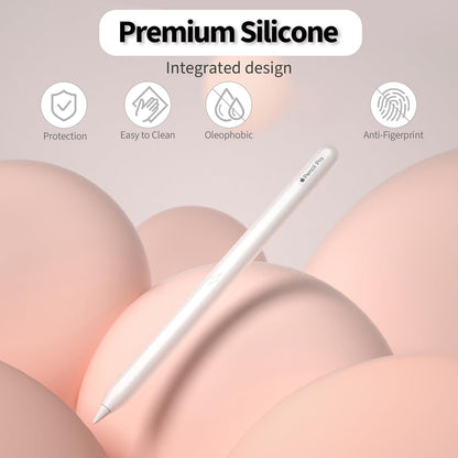 Ultra Thin Protective Pencil Cover for Apple Pencil Pro &Apple Pencil 2nd Gen Silicone Case Sleeve Compatible with Apple Pencil Pro (Pink)