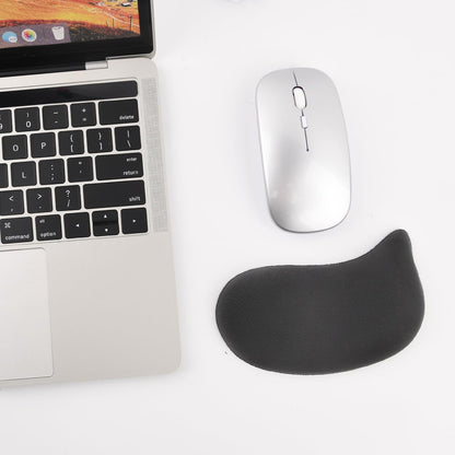 Ergonomic Mouse Wrist Rest Pad, Small Gel Mouse Keyboard Support Cushion Non-Slip Base, for Easy Typing and Wrist Pain Relief Office Computer, Laptop, PC Gaming (Blue)