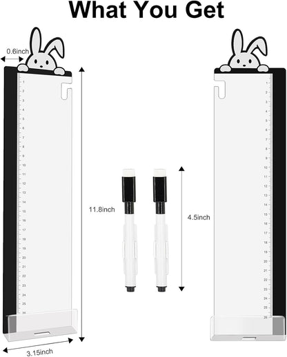 Office Desk Accessories 2pcs Multifunction Computer Monitor Memo Board - Transparent Computer Side Panel Memo Creative Monitor Side Panel Suitable for Office Home Desktop