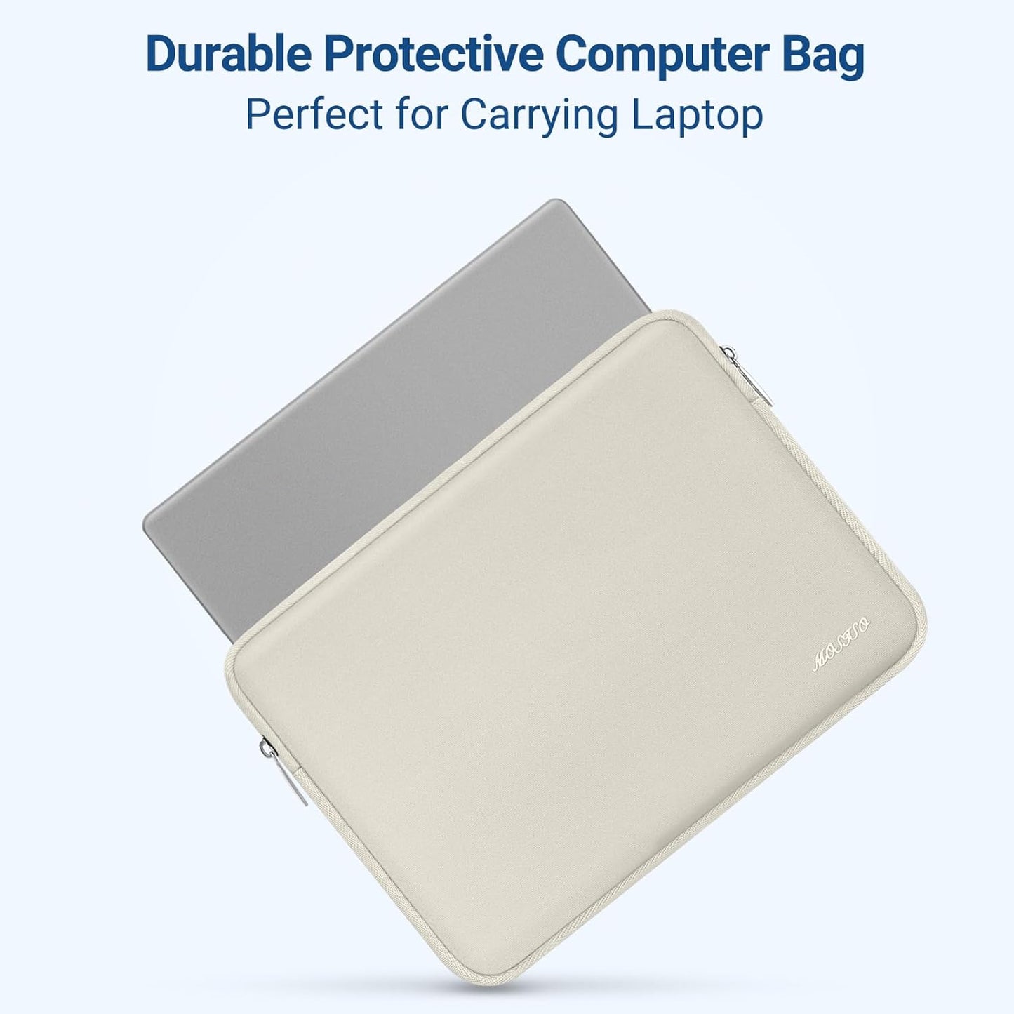 MOSISO Laptop Case 13.3 inch, 13-13.3 inch Laptop Sleeve Bag Compatible with MacBook Air/Pro 13/Pro 14 M5 M4 M3 M2 M1, HP Dell ASUS Lenovo, Neoprene Computer Sleeve Bag with Small Case, Baby Pink - Colors A
