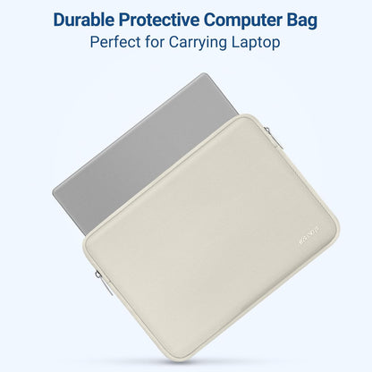 MOSISO Laptop Case 13.3 inch, 13-13.3 inch Laptop Sleeve Bag Compatible with MacBook Air/Pro 13/Pro 14 M5 M4 M3 M2 M1, HP Dell ASUS Lenovo, Neoprene Computer Sleeve Bag with Small Case, Baby Pink - Colors A