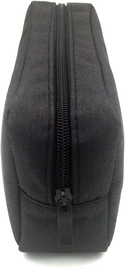Universal Electronics/Accessories Soft Carrying Case Bag, Durable & Light-weight,Suitable for Out-going, Business, Travel and Cosmetics Kit (Small-Black)