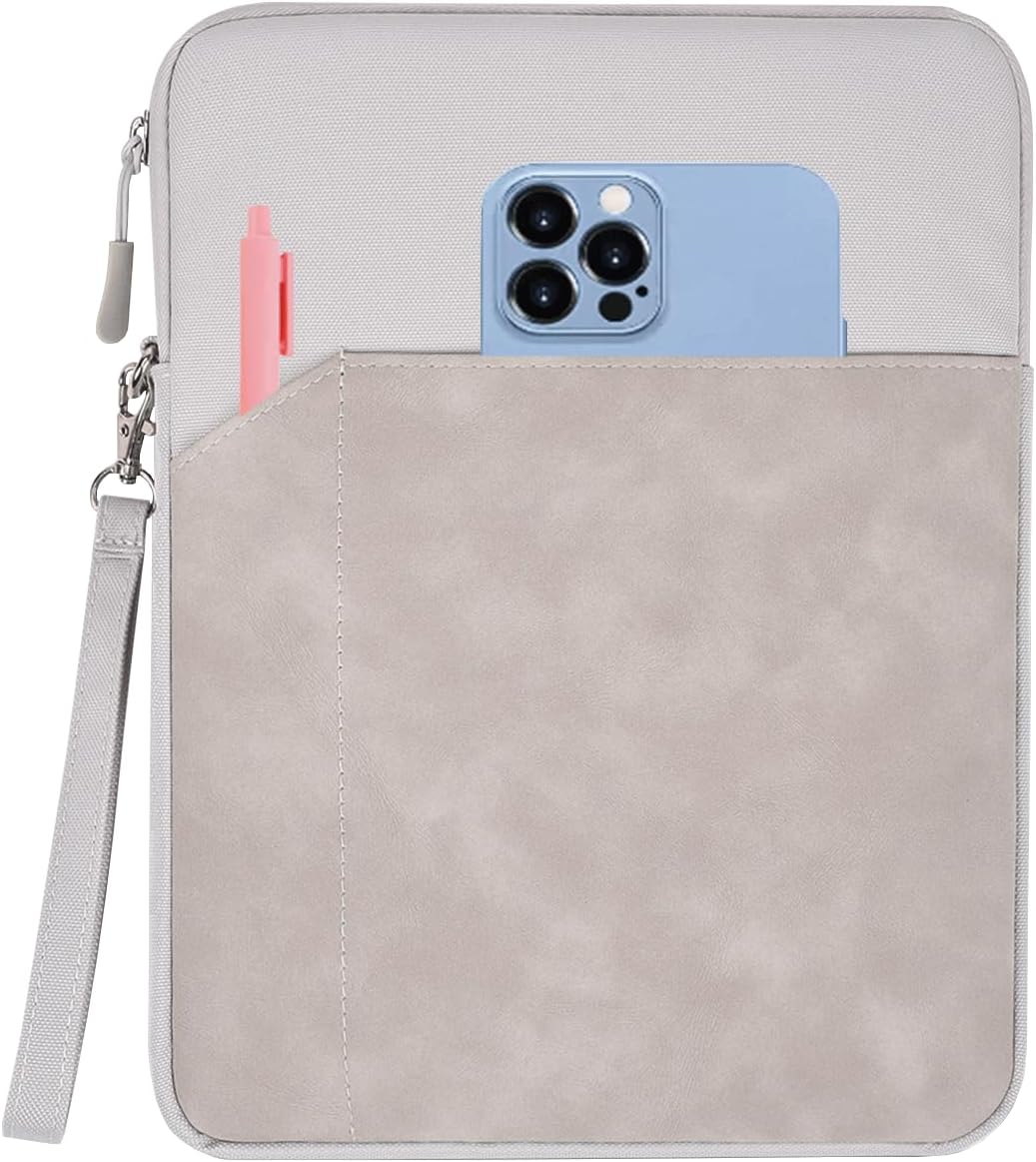 CAAORDKSO 9-11 Inch Tablet Sleeve Case, Tablet Bag Carrying Travel Pouch for iPad 11-inch A16 2025, 11 inch iPad Air M3 M2 / Pro M4, 10.2 10.9" iPad, Galaxy Tab S8/S9 11"/ Galaxy Tab A9+ Bag, Purple