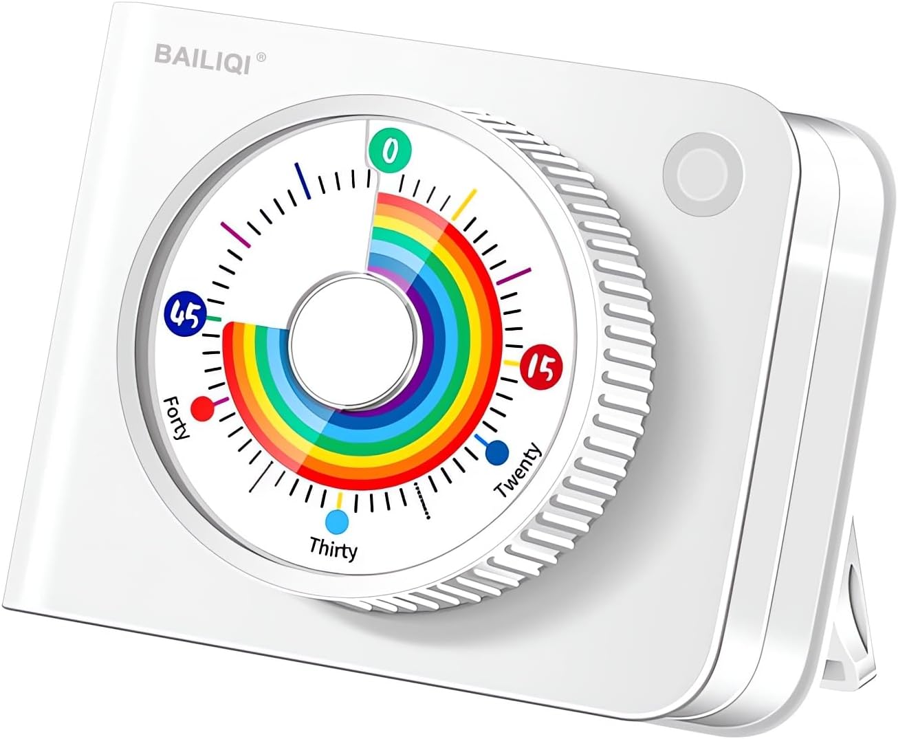Visual Timer Rainbow 60 Minute Countdown for Kids and Adults, Classroom Productivity Timer, Magnetic Cube Timer for Time Management