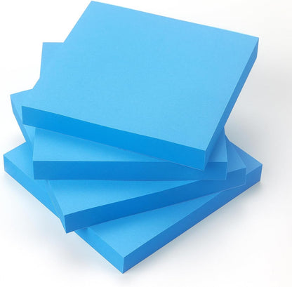 Osboo Sticky Notes 3x3 Pop Up Self-Stick Notes Pads with 6 Bright Colors, Easy to Post for Office, School, Home, 6 Pads/Pack, 100 Sheets/Pad(Pop Up)