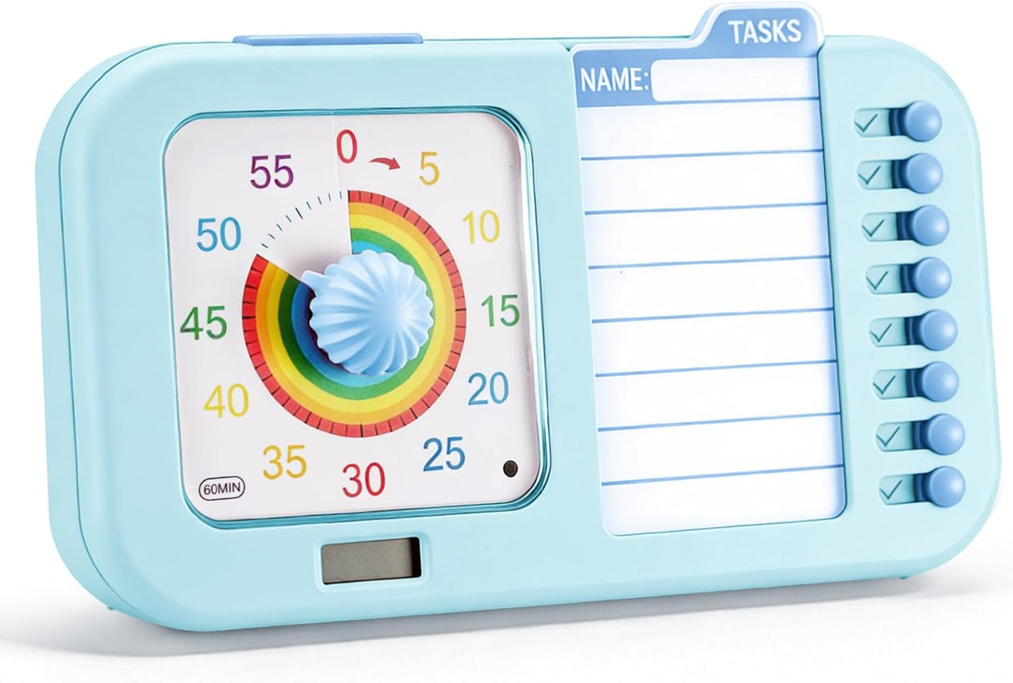 3-in-1 Visual ADHD Timer for Kids & Adults with Planning Board, Task Timer, Chore Chart & Visual Schedule Planner, Autism & ADHD Tools with Checklist for Homeschool Supplies, Home, School