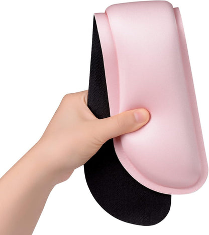 Dapesuom Enlarge Keyboard Wrist Rest, Memory Foam Keyboard Wrist Cushion for Computer Desk Mats Support, Pain Relief Ergonomic Mouse Pad Rests with Non-Slip Base for Gaming, Laptop, Radiant Orchid