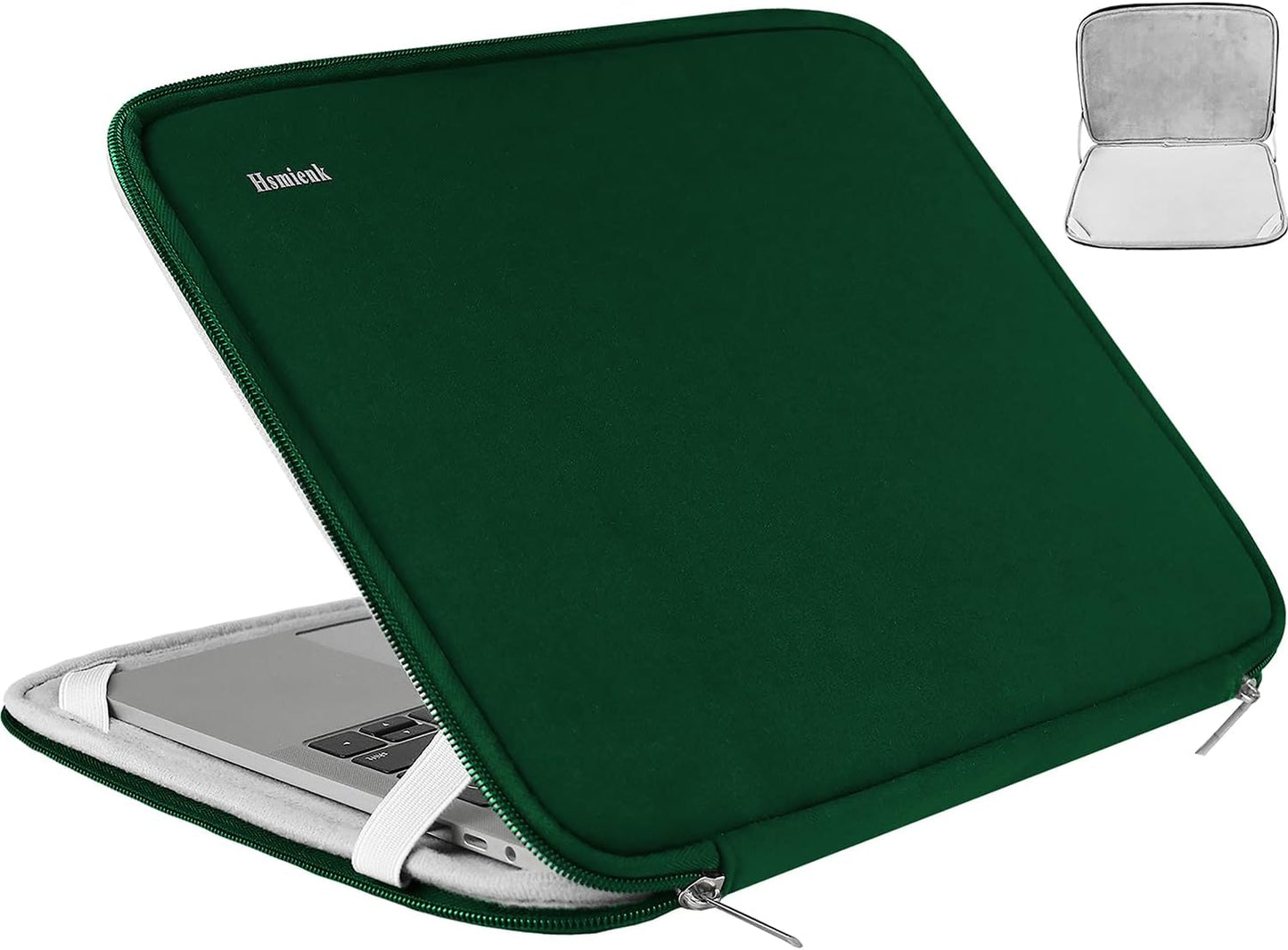 Laptop Sleeve 15.6 Inch, Durable Shockproof Protective Cover Flip Case Briefcase Carrying Computer Bag Case Compatible with 15.6 Inch HP, ASUS, Lenovo, Acer, Notebook, Computer, Black