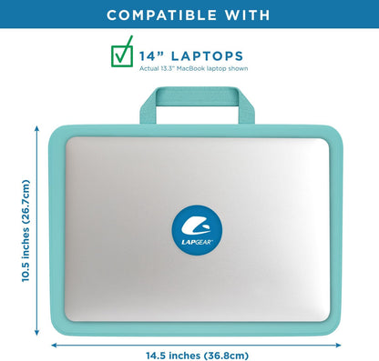 LAPGEAR Compact Lap Desk – Fits Up to 14″ Laptops – Charcoal – Style No. 43105