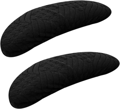FORCHEER Office Chair Armrest Covers 12-15 Inch Velvet Elastic Black Arm Rest Covers for Desk Computer Chairs Washable