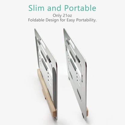 Aluminum Tablet Stand for iPad Air Pro Samsung Galaxy Tab and More 9.7/10.2/10.9/11/13inch,Adjustable Portable Mountwith Wrist Rest & Pencil Holder,Drawing/Desk/Writing (Silver)