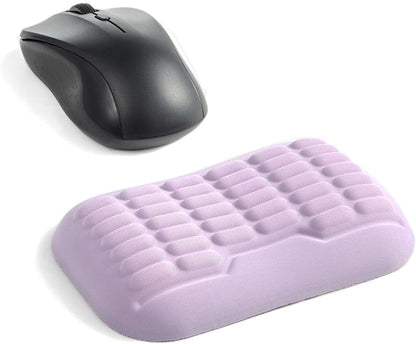 UnivoColors Ergonomic Mouse Wrist Rest,Latest 3.0 Wave Curve Design,High-Resilience Memory Foam Non-Slip Base,Reduces Wrist Fatigue,Ideal for Office Gaming & Long Hours of Use(Black)