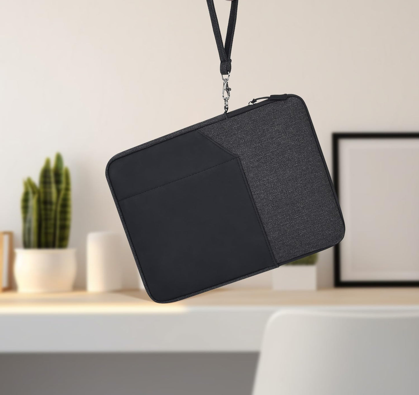 CAAORDKSO 9-11 Inch Tablet Sleeve Case, Tablet Bag Carrying Travel Pouch for iPad 11-inch A16 2025, 11 inch iPad Air M3 M2 / Pro M4, 10.2 10.9" iPad, Galaxy Tab S8/S9 11"/ Galaxy Tab A9+ Bag, Purple