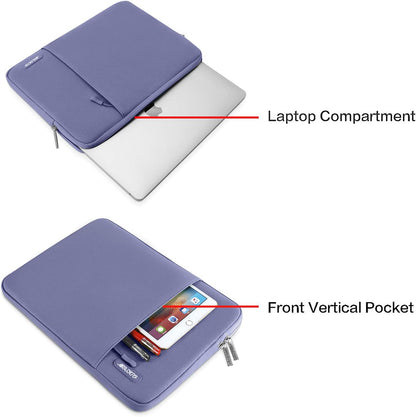 MOSISO Laptop Case 15 inch, 15 inch Laptop Sleeve Compatible with MacBook Air M5 A3448 M4 A3241 M3 A3114 M2 A2941 2026-2023, Dell XPS, Polyester Vertical Computer Sleeve Bag with Pocket, Black - Colors A
