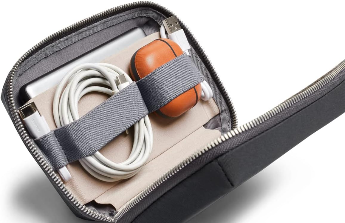 Bellroy Tech Kit Compact (Tech Accessories Organizer, Zipper Pouch) - Saltbush