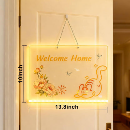 RGB LED Drawing Board with 12 Markers & 7 Lighting Modes for Kids Writing Note Message Tracing, Estranst 13.8”X10” Acrylic Dry Erase Pad