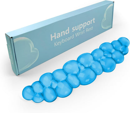Gel Cloud Keyboard and Mouse Wrist Rest, Cute Wrist Support and Arm Support Keyboard Rest for Keyboard and Mouse Typing Pain Relief，Suitable for Office/Computer/Laptop/Gaming（White）