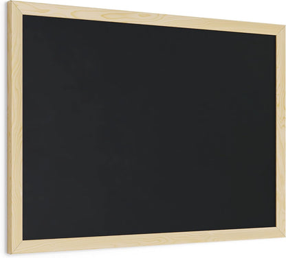 U Brands Cork Bulletin Board, 18" x 24" Inches, Light Birch Wood Frame (265U00-01)