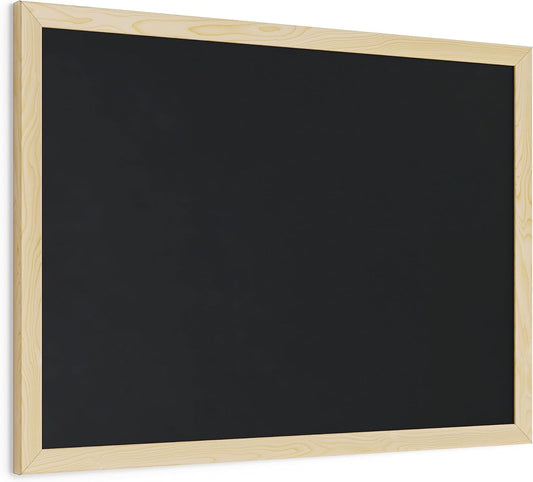 U Brands Cork Bulletin Board, 18" x 24" Inches, Light Birch Wood Frame (265U00-01)