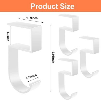 2PCS Purse Hook for Table - Heavy Duty Purse Hanger for Table High-Strength Alloy Materials Purse Holder for Desk Can Hook Bags, Umbrellas, Keys, Cups and Headphone