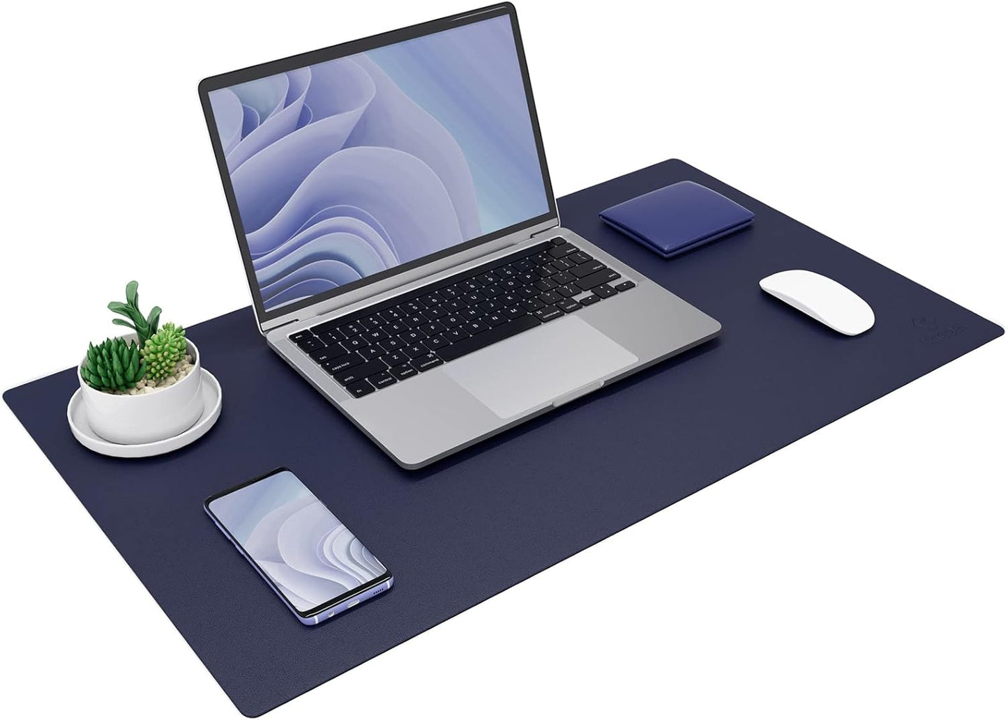 K KNODEL Non-Slip Desk Mat, Desk Pad, Desk Blotter, Desktop Mat for Desk, Large Desk Protector, Office Computer and Laptop Mat for Desk (31.5"x15.7", Brown)
