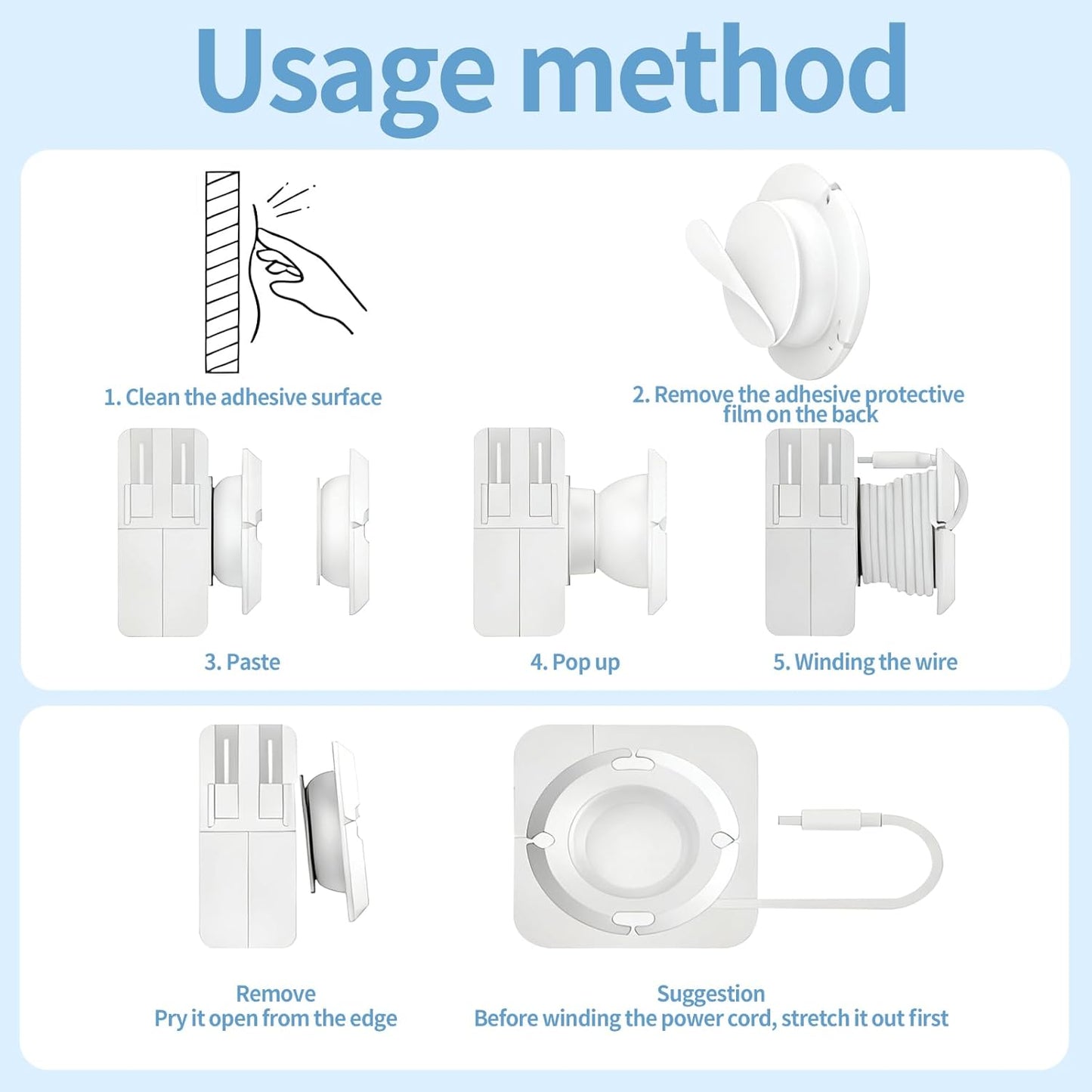 3-Pack Silicone Foldable Charger Cord Organizer – Collapsible Cable Winder & Appliance Cord Holder Compatible with MacBook, PC, USB-C Chargers, and Adapters, Cruise Travel Essentials 2026 (White)