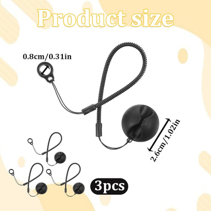 3PCS Retractable Pen Holder for Lanyard, Pens Leash Lanyard Pen Holder for Writing Boards, Tablets, Clipboards, And Desk, Stylus Holders Attachment