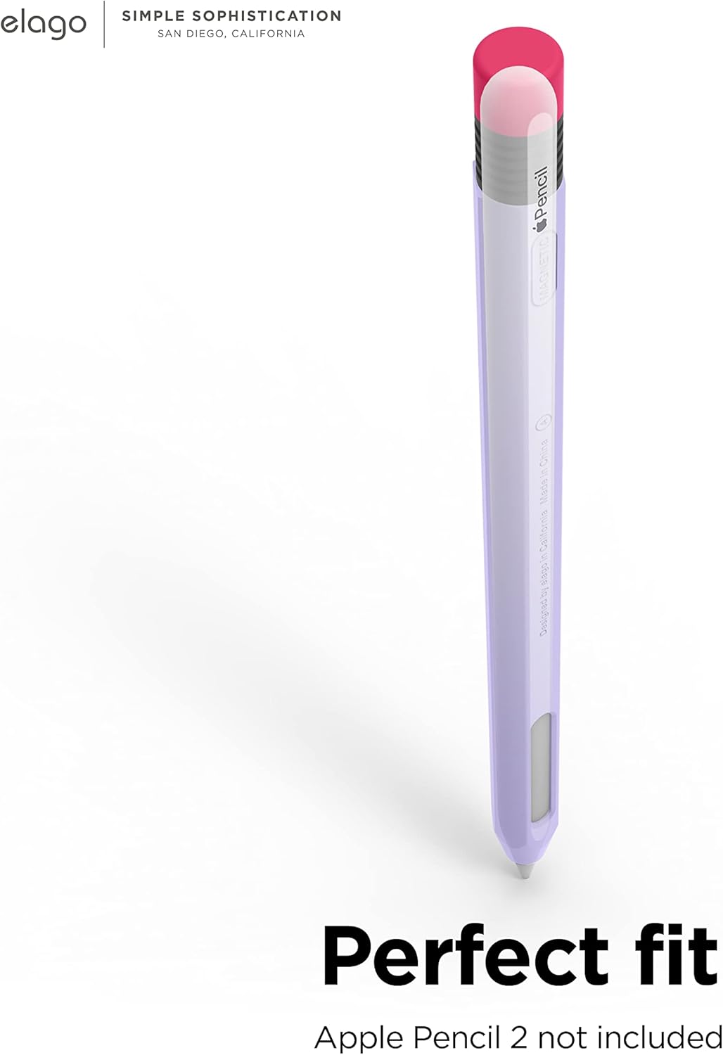 elago Compatible with Apple Pencil Pro Case & Apple Pencil 2nd Generation Case, Compatible with Magnetic Charging, Double Tap, Squeeze, Haptic (Must Read Installation Instructions) [Lovely Pink]